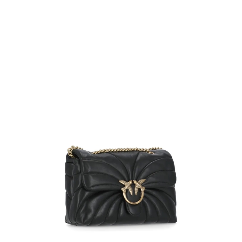 Pinko Schultertasche Love Puff Classic Cl Nero-Antique Gold(Image 6)