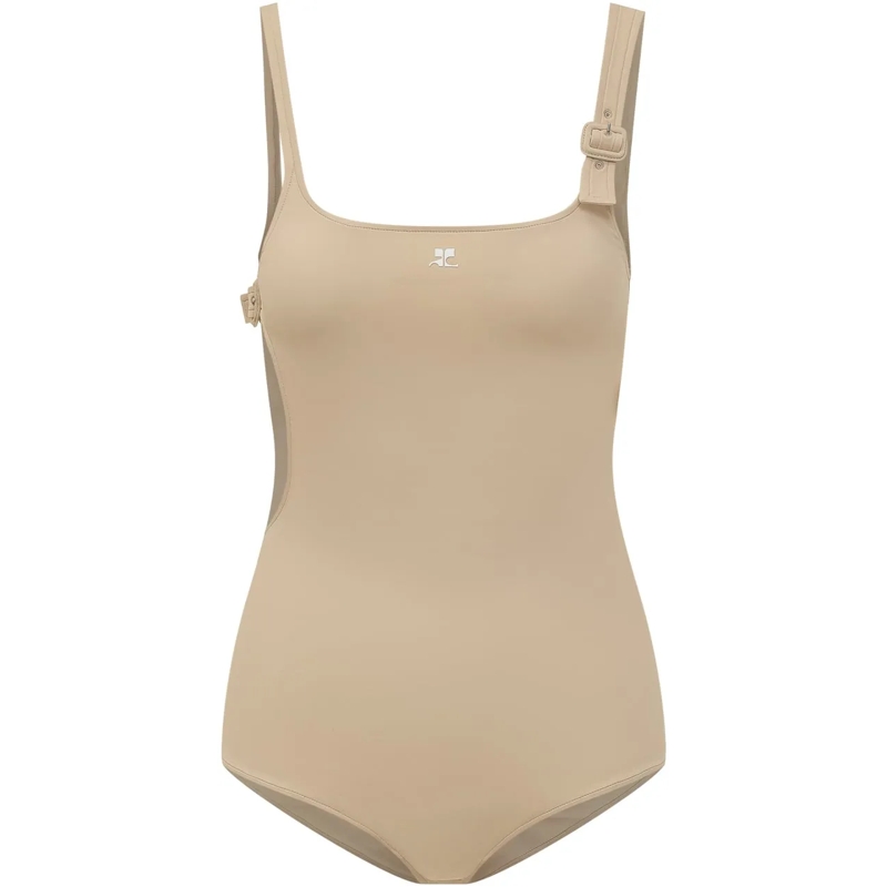 Courrèges  Costume Intero Cut-Out beige