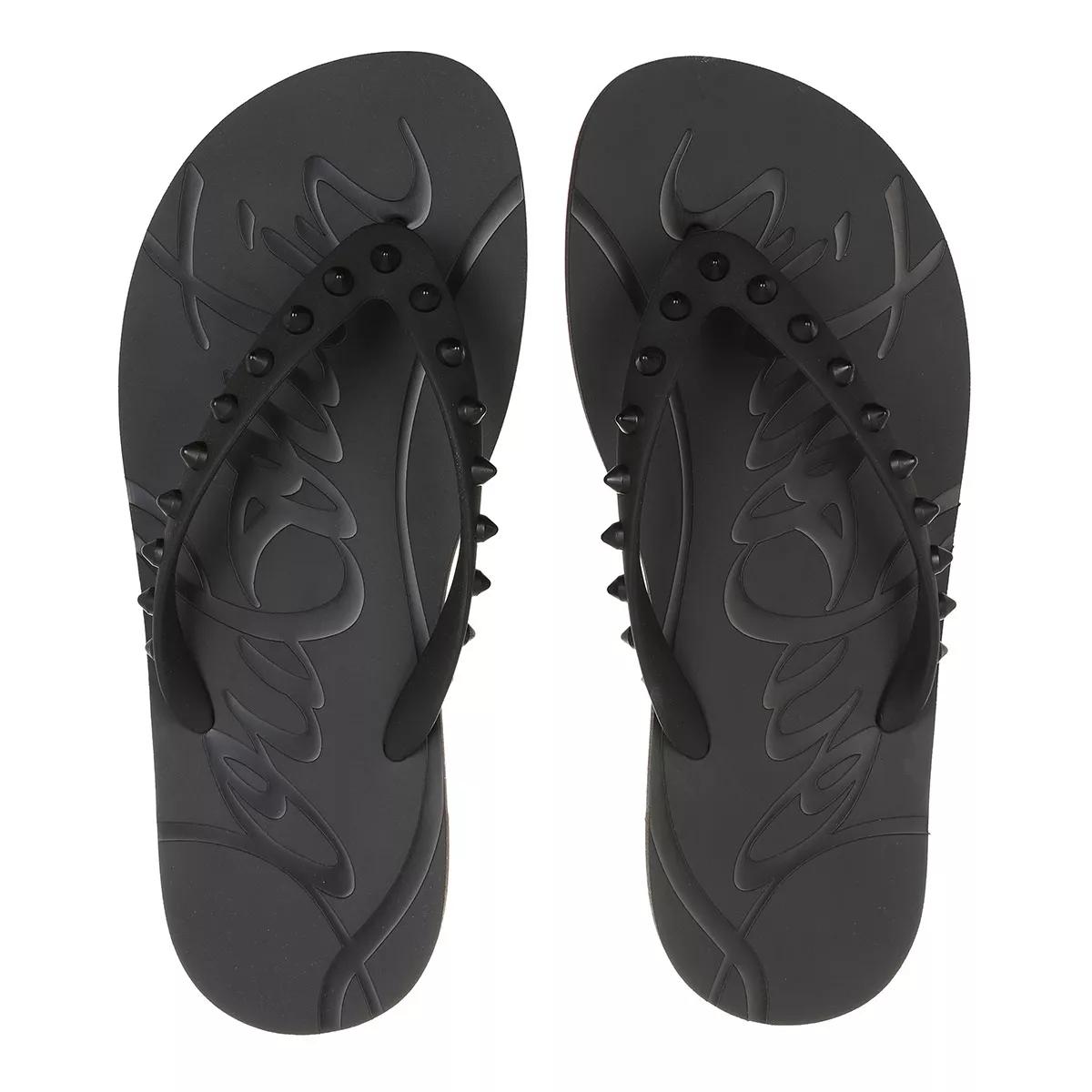 Loubi Flip woman - Flip-flops - Rubber - Black - Christian