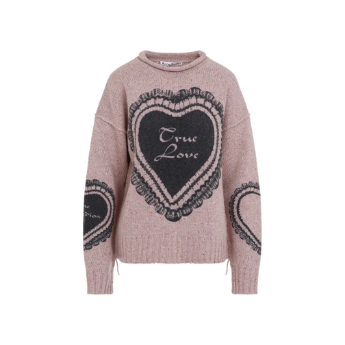 Acne Studios Trui Virgin Wool Pullover Pink