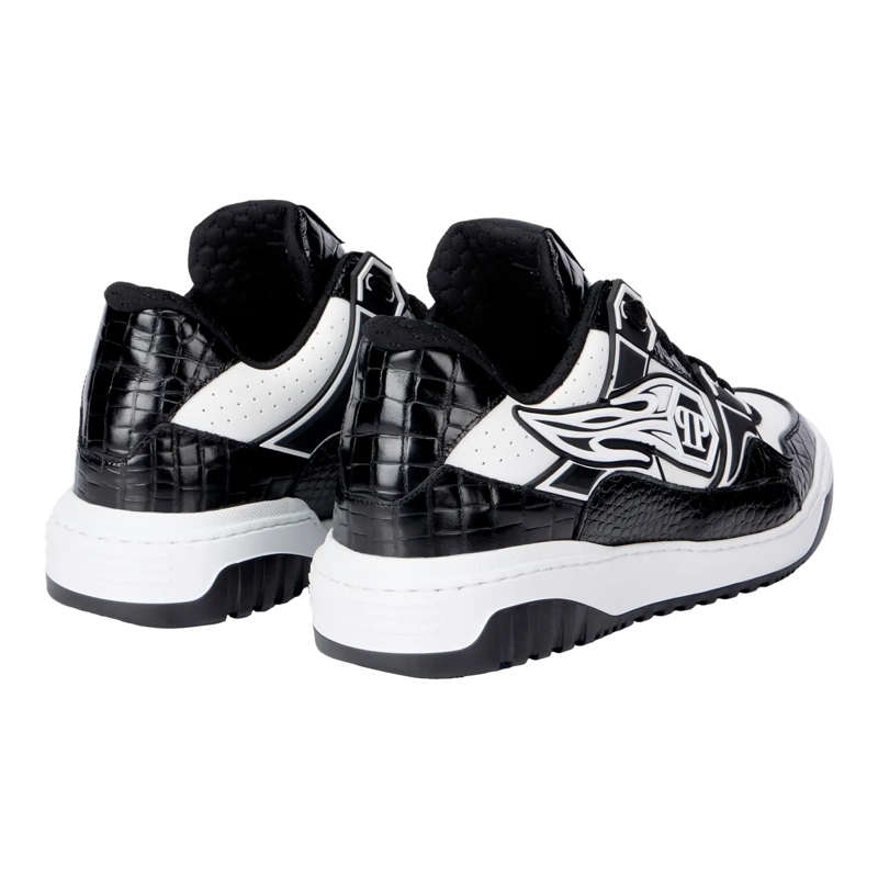 Philipp Plein Low-Top-Sneaker Verleihen Sie Ihrem Look mit diesen Moonwalker-Sne weiss(Image 3)