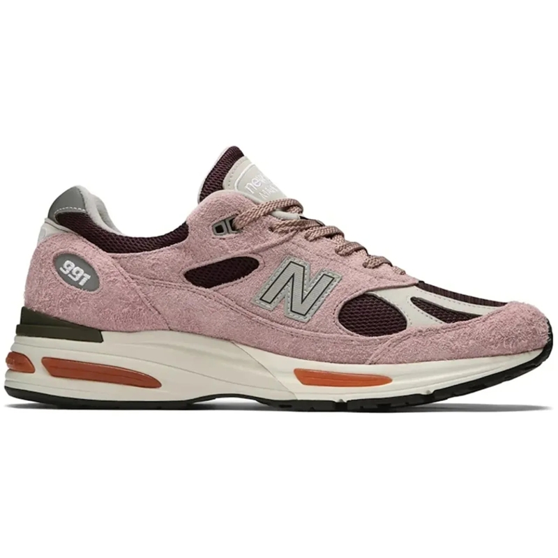 New Balance Low-Top-Sneaker New Balance 991v2 MiUK Pink Mauve weiß
