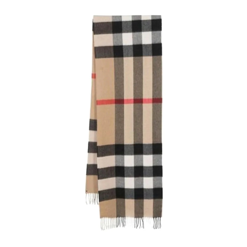 Burberry Écharpe légère Brown Wool Scarf Neutrals