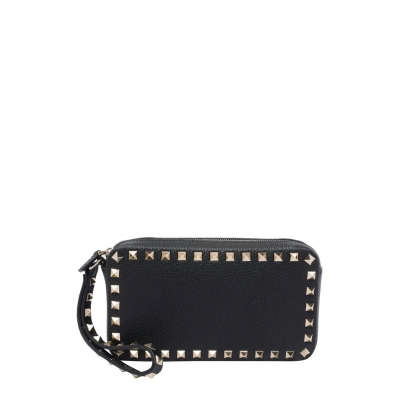 Valentino Garavani Schultertasche Sleek Black Bag With Minimalist Design Black