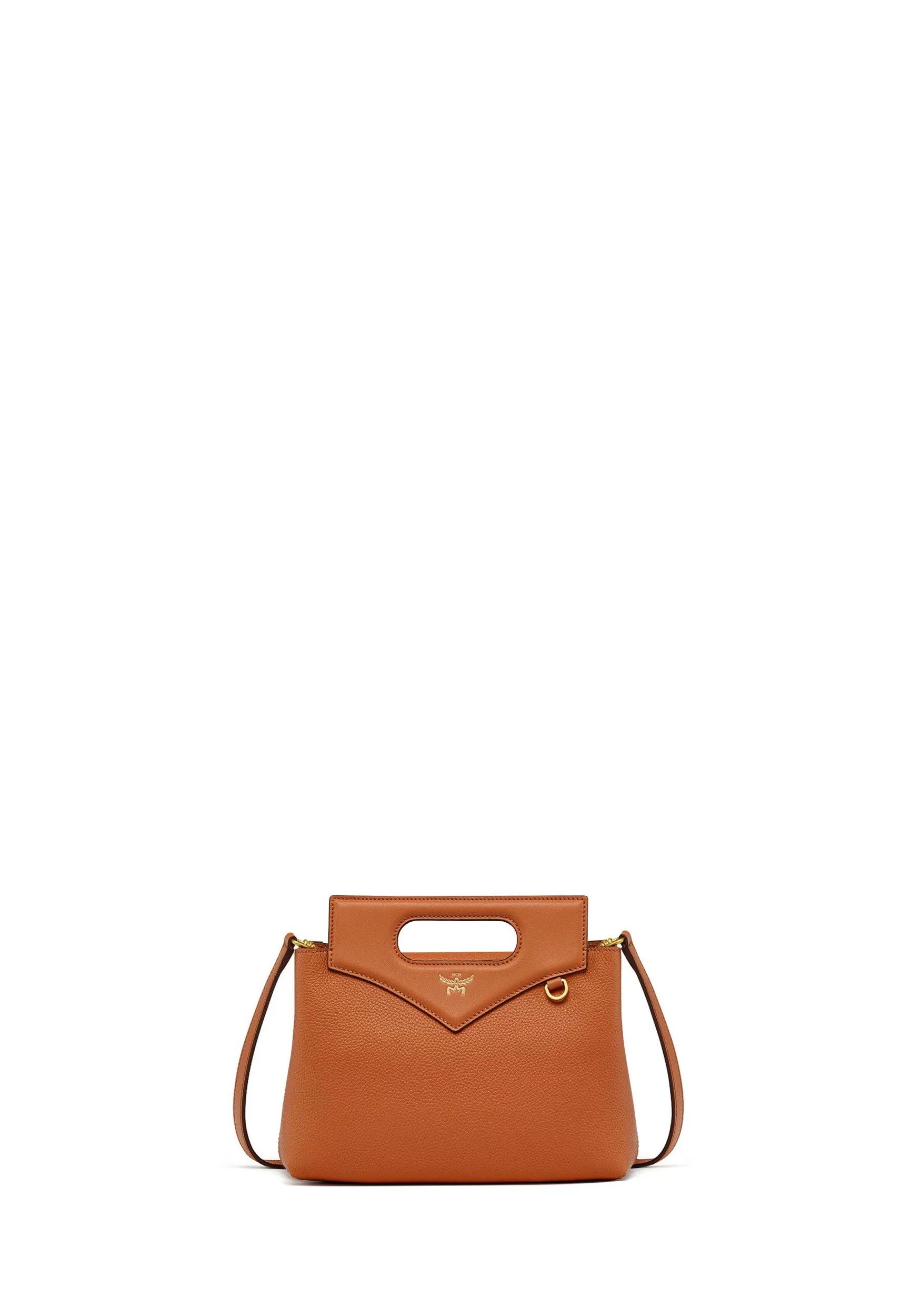 Thumbnail - MCM Crossbody Bags - Crossbody Bags Soft Diamond Umhängetasche aus gena - Gr. unisize - in Orange - für Damen