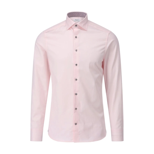 STENSTRÖMS Shirts Slim-Fit Hemd aus Cotton-Twofold Rosa