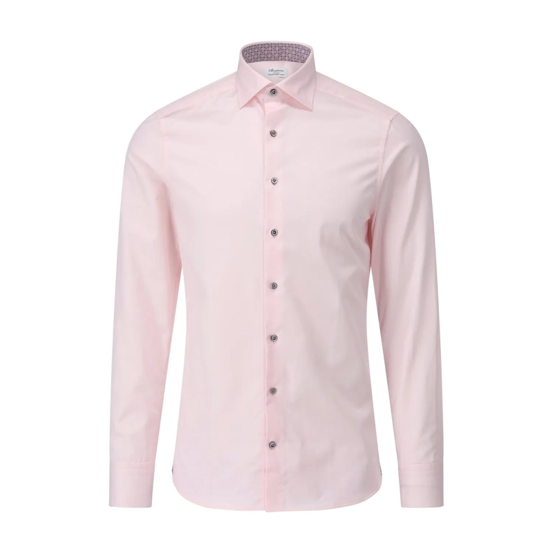 STENSTRÖMS Hemd Slim-Fit Hemd aus Cotton-Twofold Rosa