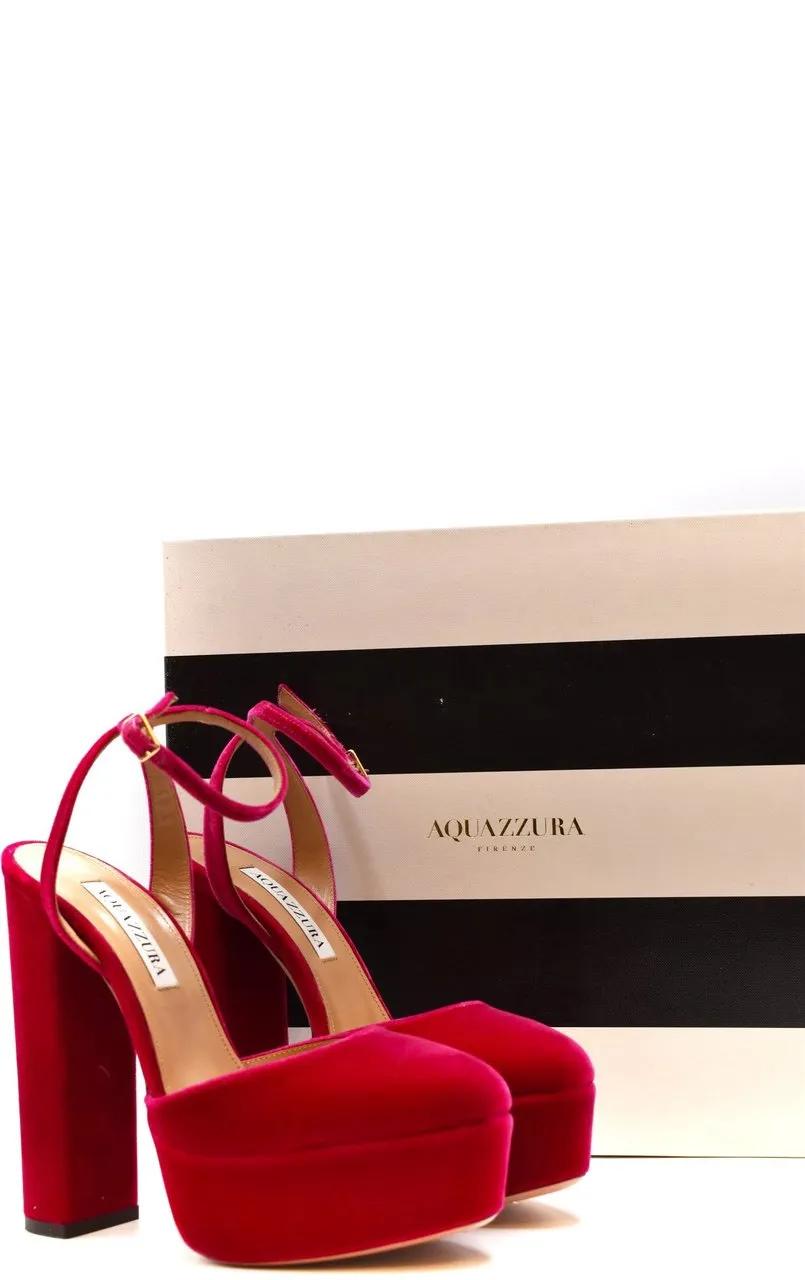 Thumbnail - Aquazzura Hohe Schuhe - Decollete Pink - Gr. 39 (EU) - in Gold - für Damen