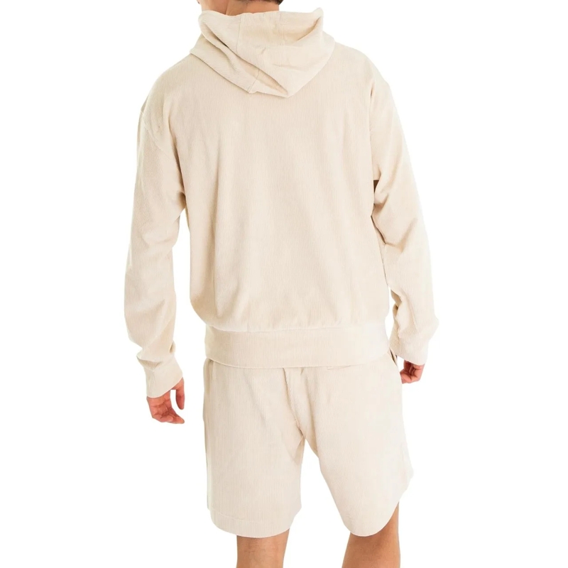 Givenchy Sweatshirt Heren Velvet Hoodie Beige beige (Image 3)