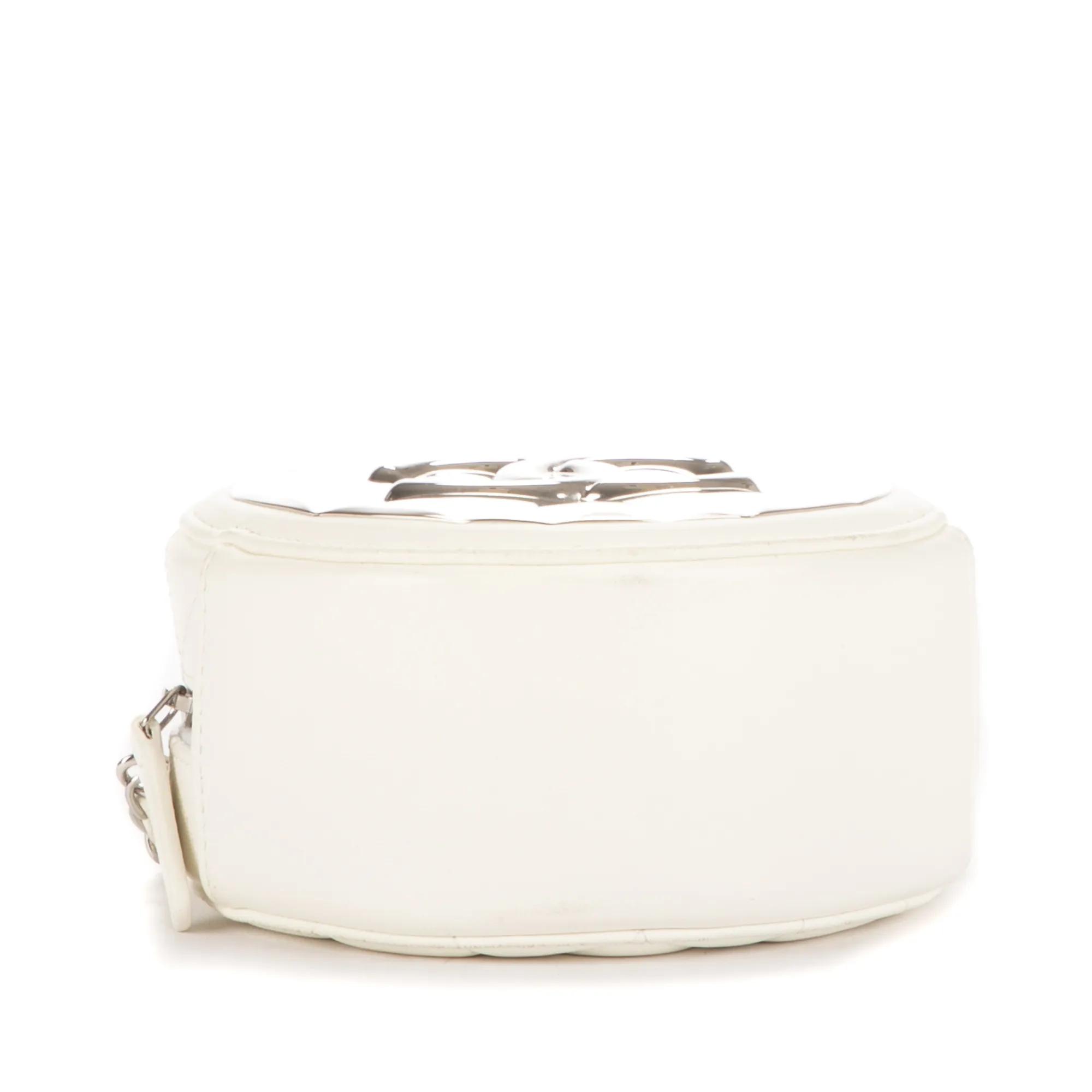 Thumbnail - Chanel Crossbody Bags - Mirror Round Chain Crossbody Mini - Gr. unisize - in Weiß - für Damen