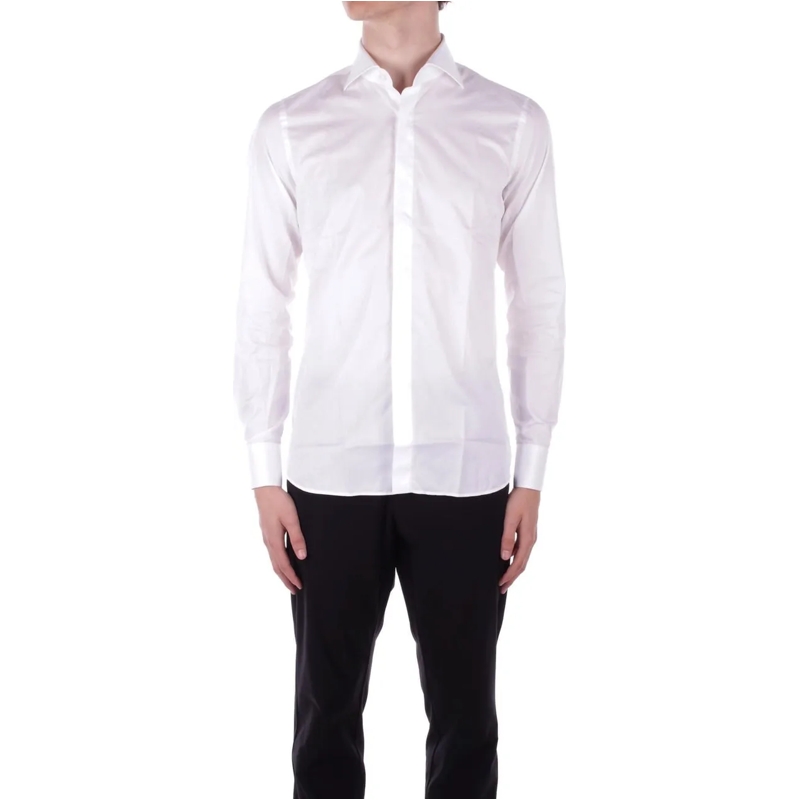 Tagliatore Legeres Oberteil Shirts White weiß