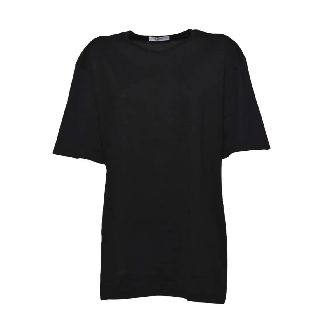 Thumbnail - Lemaire - Mercerized Cotton Jersey T-Shirt With Gathered Fin - Größe M - schwarz