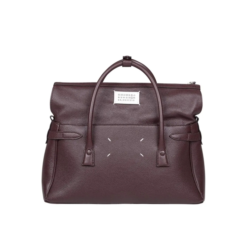 Maison Margiela Crossbody Bag 5Ac Brown Leather Handbag Grey