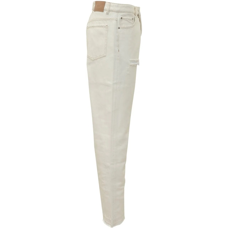 Represent Jeans à jambe droite Jeans Dritti con Strappi weiß(Image 3)