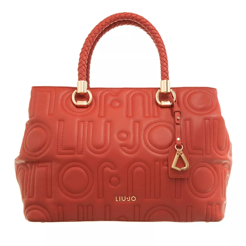 LIU JO Tote Ecs M Satchel Double Zip  Red Tea