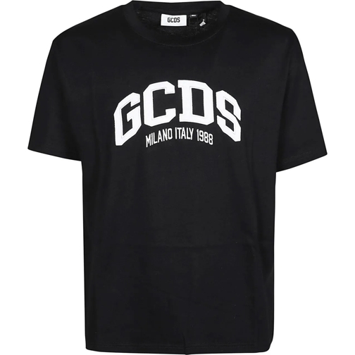 Gcds T-shirts Lounge Logo Aversize T-shirt Black schwarz