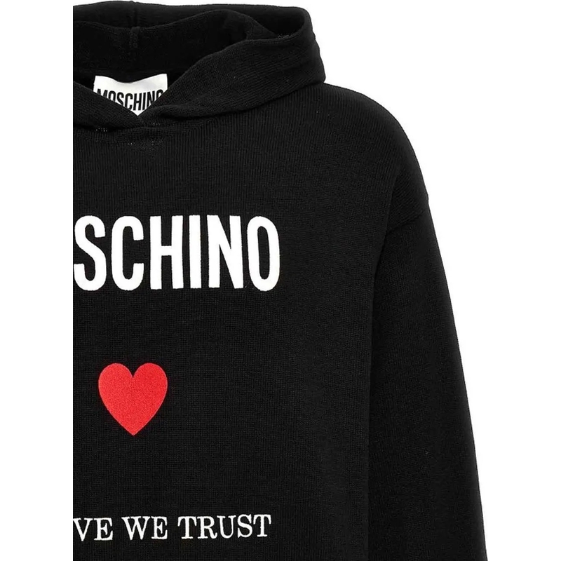 Moschino  Moschino Couture In Love We Trust Hooded Sweatshir schwarz(Image 3)