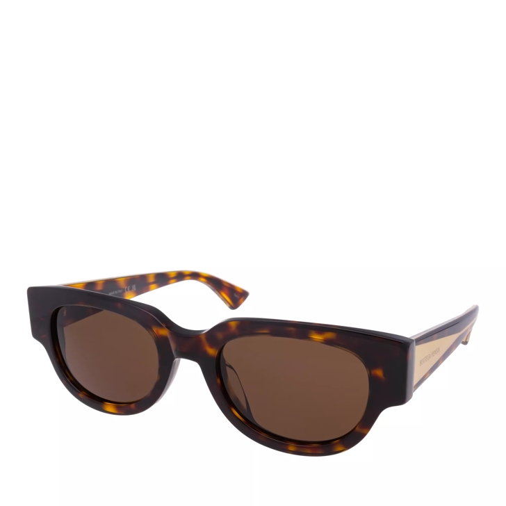 Bottega Veneta BV1278SA-002 Havana-Crystal-Brown | Sunglasses