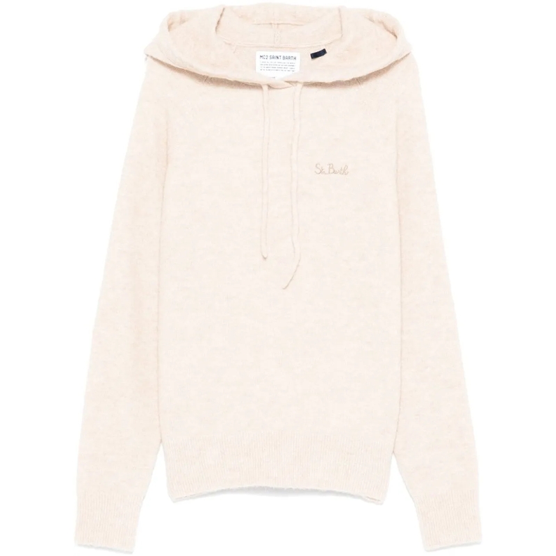 Mc2 Saint Barth Sweatshirt Sweaters Stretch 10 Off White weiß