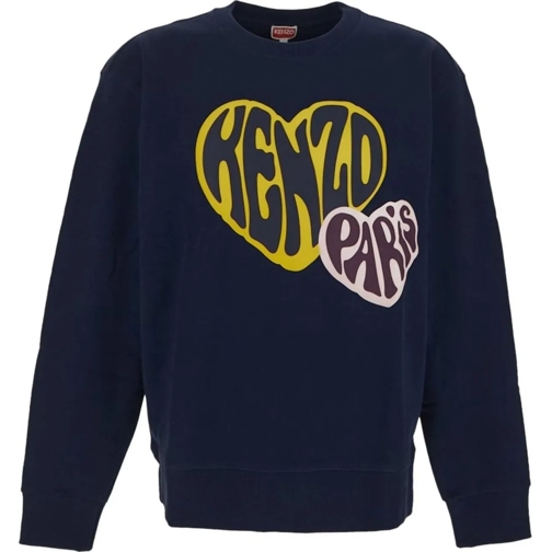 Kenzo  Hearts Classic Sweatshirt blau