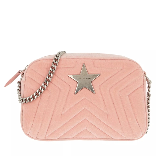 Stella McCartney Stella Star Matelassé Mini Camera Bag Pink Marsupio per fotocamera