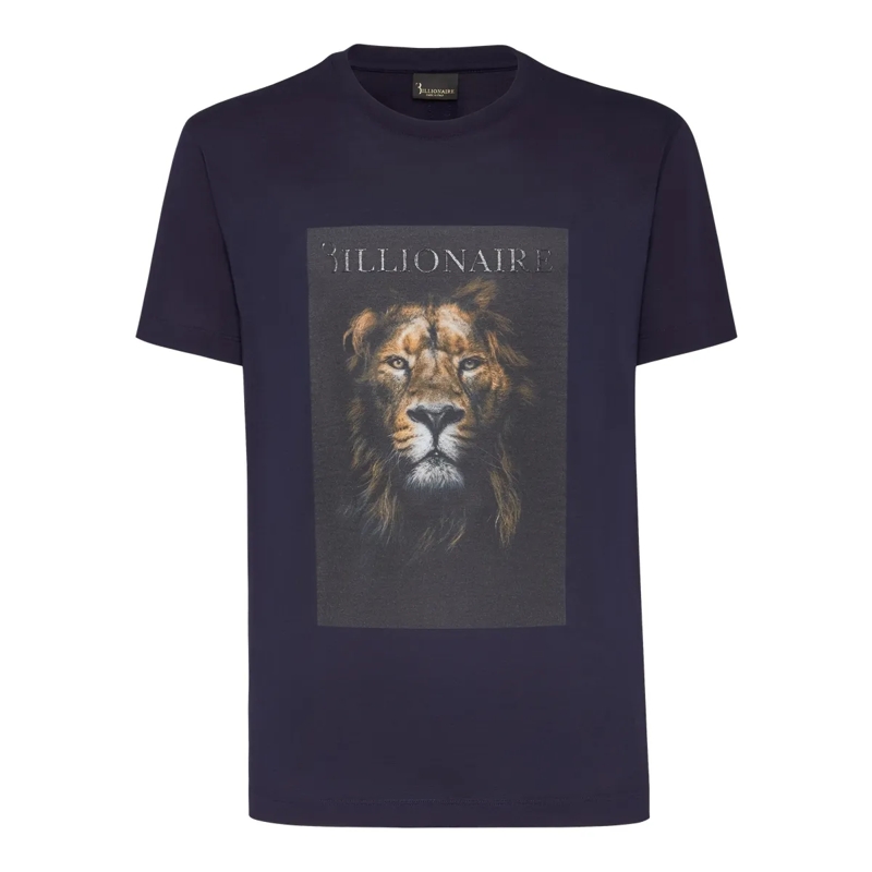 BILLIONAIRE T-Shirt T-Shirt Lion dunkel-blau