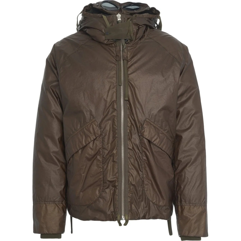 CP Company Mini-robe Down jacket 'Opal Goggle' grün