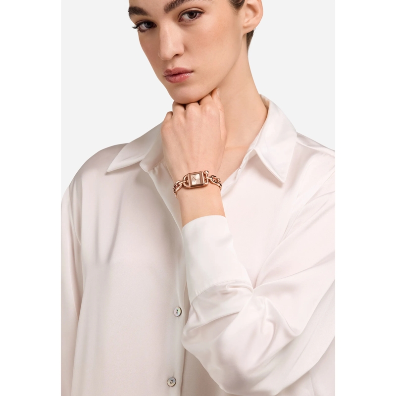 Furla Quarzuhr Quarz-Analoguhr Furla Mianuvola Square rosa(Image 5)