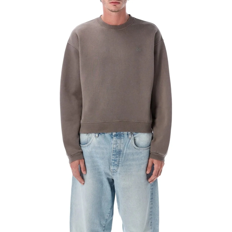 Erl  Script Crewneck Sweatshirt Grey