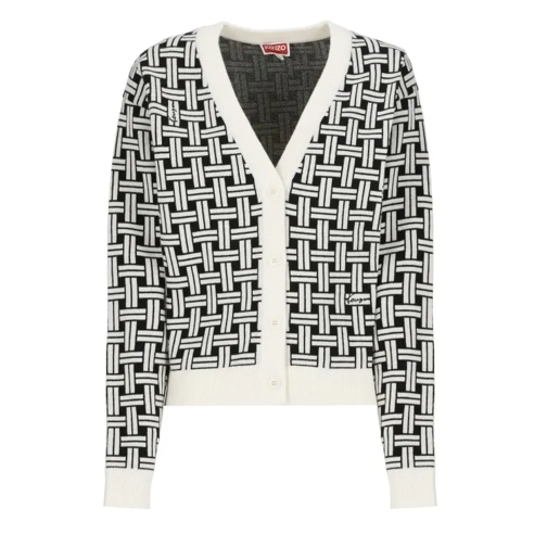 Kenzo  Weave Cardigan White