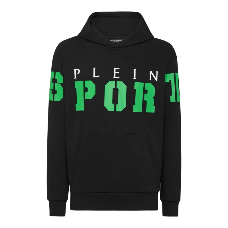 Plein Sport Top Hoodie schwarz