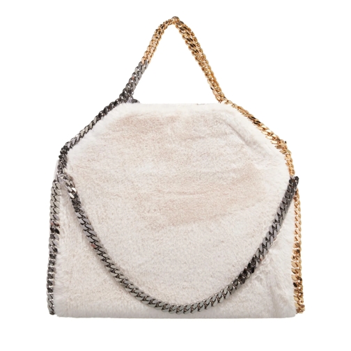 Stella McCartney 3CHAIN TOTE FFF W/MIX GALVANIC Chain 9002 IVORY Cross body-väskor