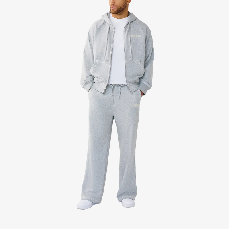 True Religion  Zip-Hoodie grau(Image 2)