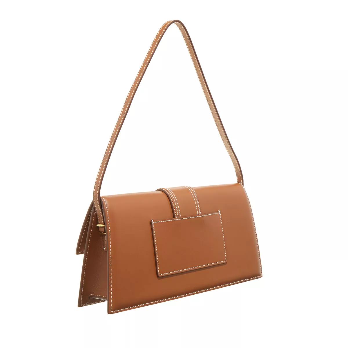 Jacquemus Hobo bags Le Bambino Long Flap Bag Leather in bruin