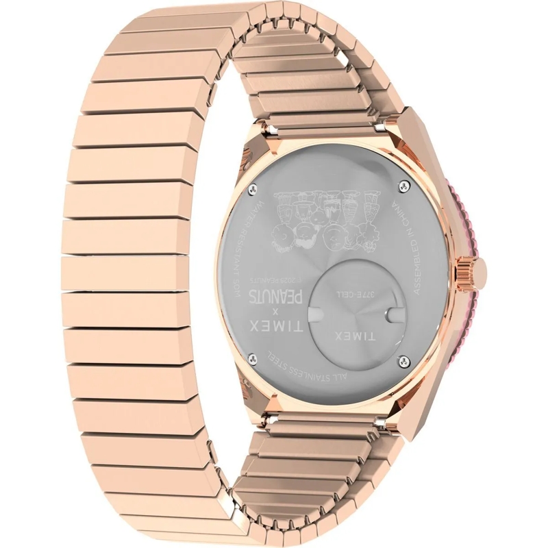 Timex Quarzuhr Quarz-Analoguhr Q Timex X Peanuts - In Bloom rosa(Image 5)