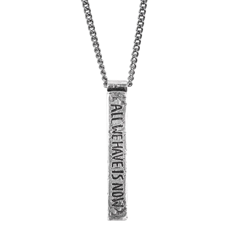 Haze & Glory Mittellange Halskette Halskette Barren - All We Have Is Now 925 Silber silber