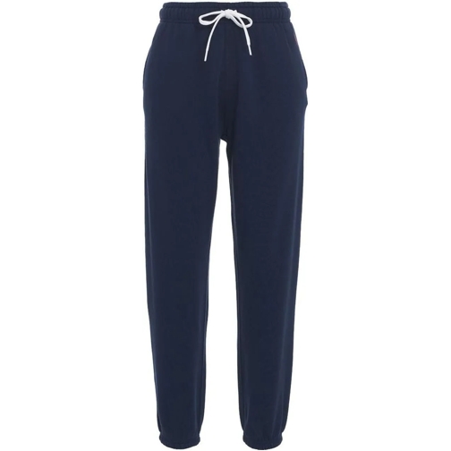 Ralph Lauren Pantalons Jogger pants with logo embroidery blau