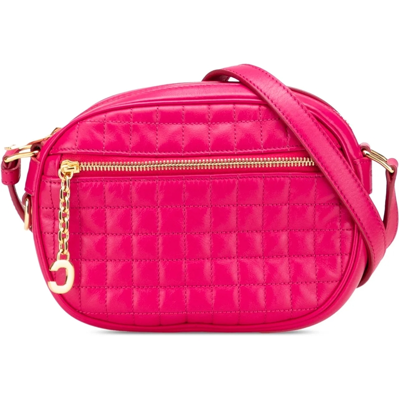 Celine Schultertasche Quilted Calfskin C Charm Crossbody rose