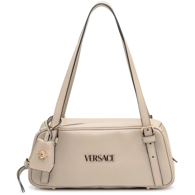 Versace Schultertasche Borsa Bowling Versace Tag weiß(Image 2)