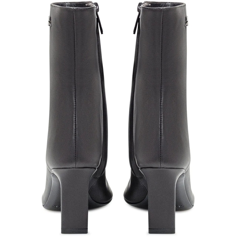 Courrèges Stiefel Courreges Stivaletti Square Toe 80 in Nappa schwarz(Image 3)