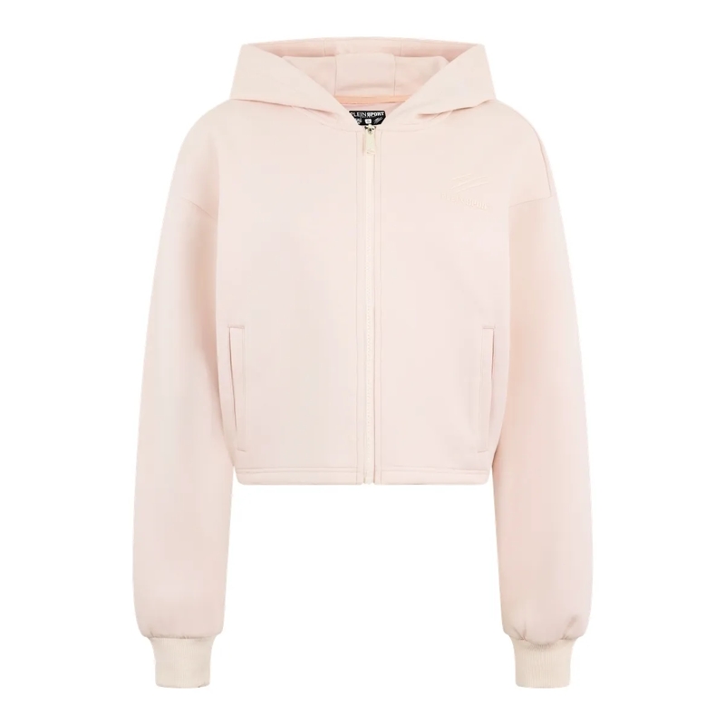 Plein Sport Daunenjacke Zip Hoodie Icon Scratch rose