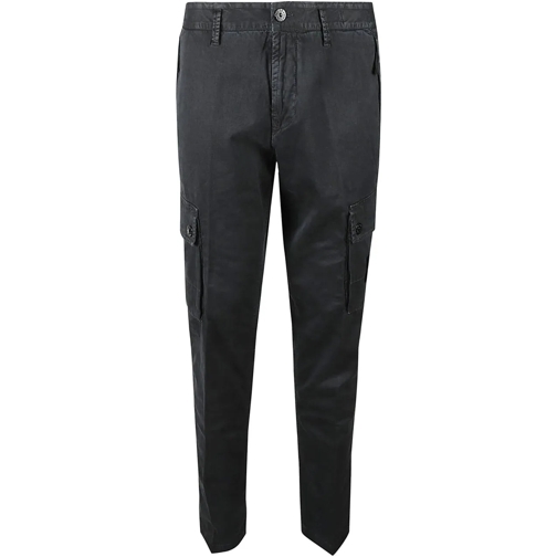 Stone Island Freizeithosen Slim Cargo Pant Black schwarz