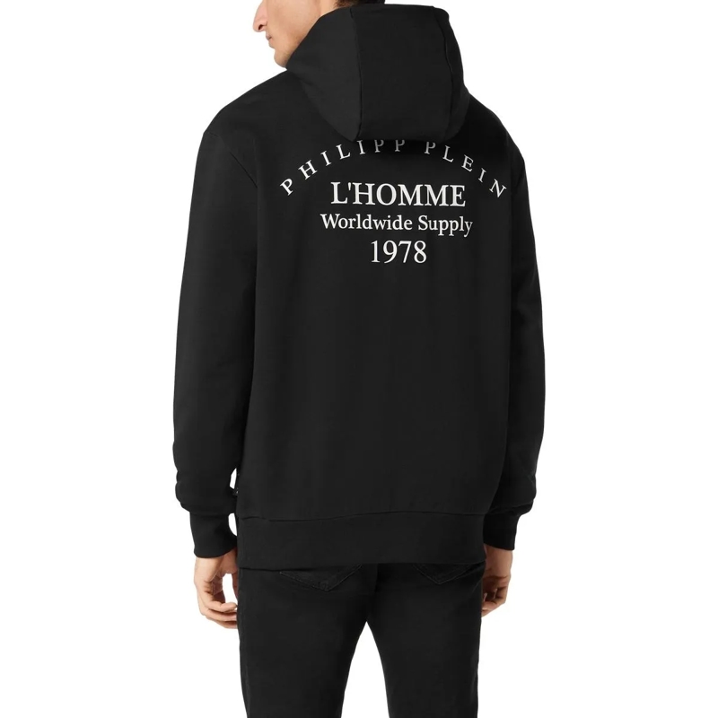 Philipp Plein Sweatjacke Kapuzen-Sweatshirt schwarz(Image 4)