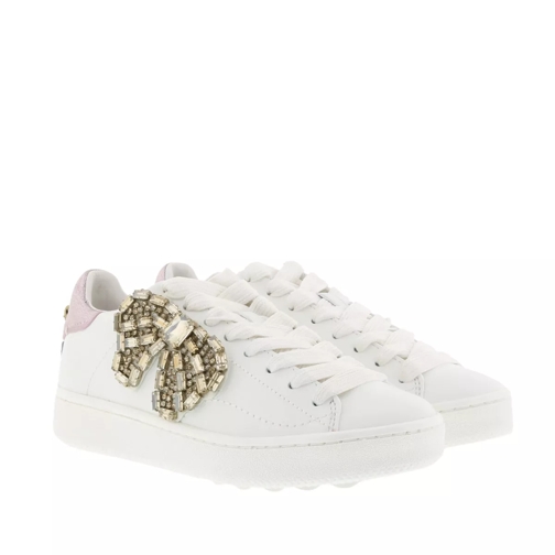 Coach Low Top Sneaker Crystal Bow Patch White/Pale Blush Low-Top Sneaker