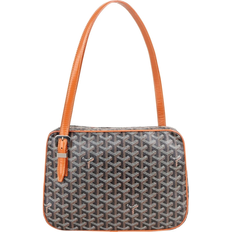 GOYARD Fourre-tout Goyard Goyardine Monogram Yona MM Shoulder Bag schwarz