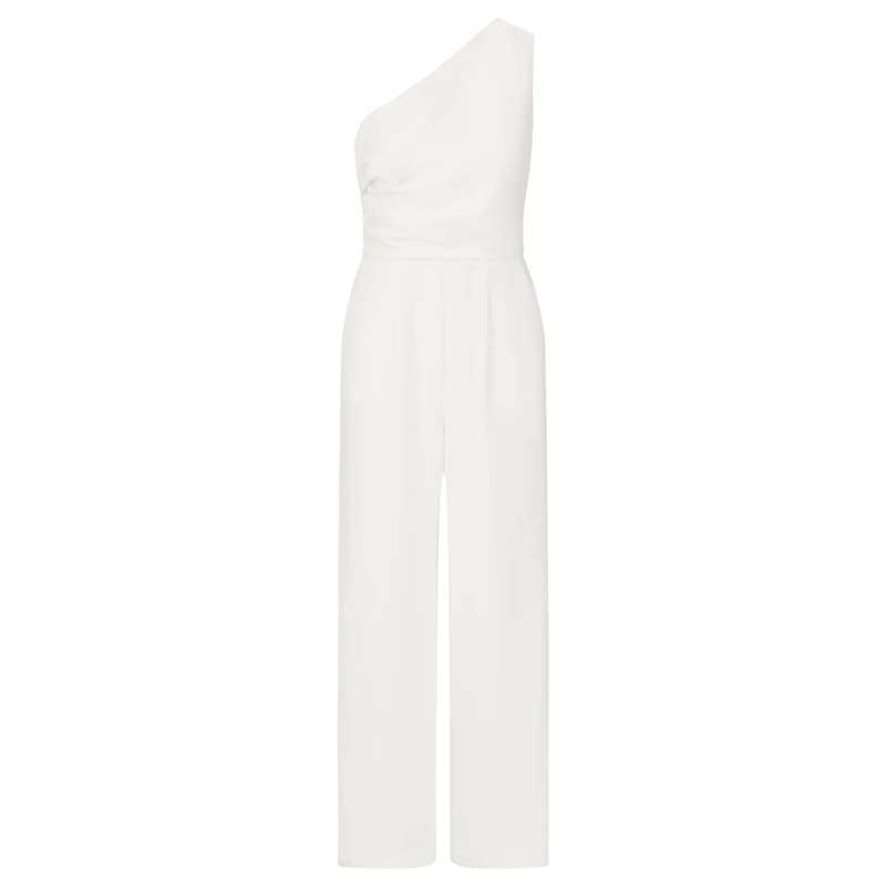 Apart Jumpsuit One-Shoulder Overall creme