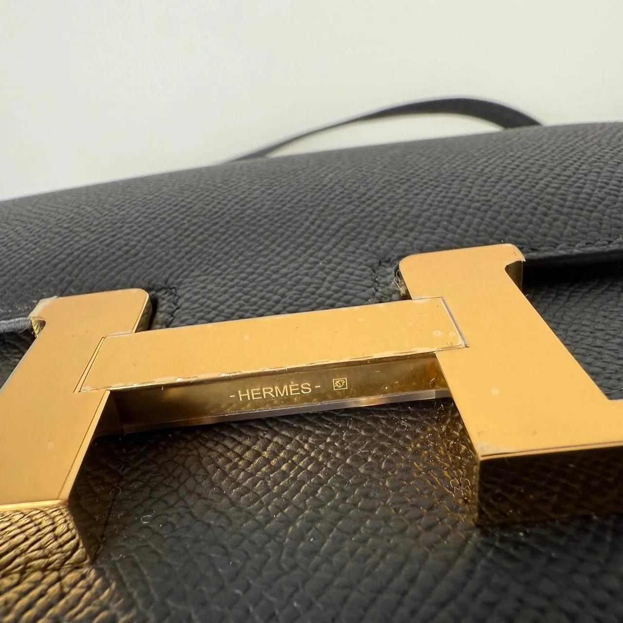 Thumbnail - Hermès Hobo Bags - Hermes Constance 18 Epsom leather black full set 2 - Gr. unisize - in Schwarz - für Damen