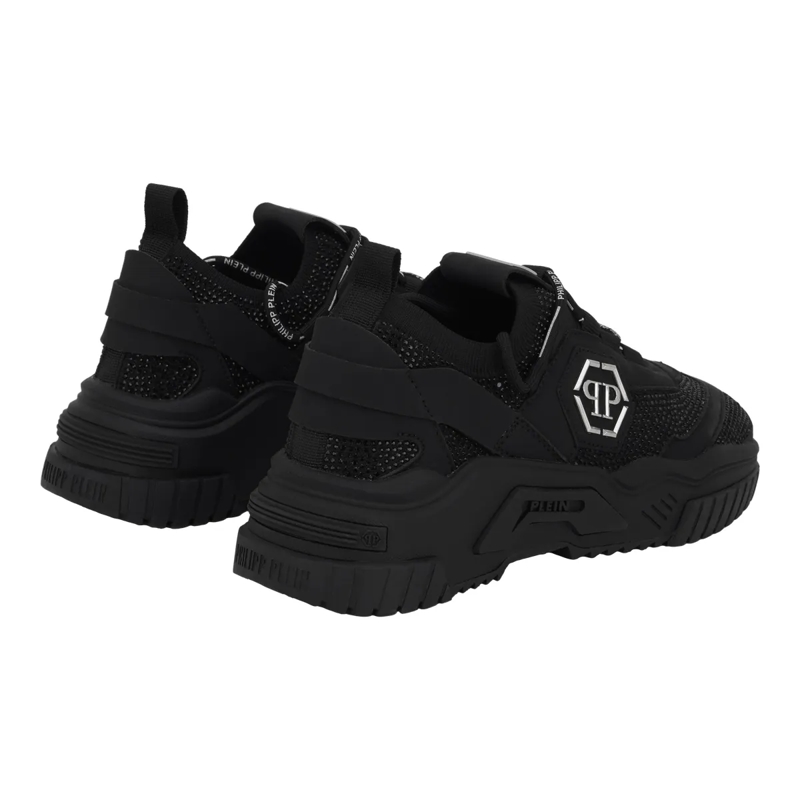 Philipp Plein Low-Top-Sneaker Low-Top Sneakers Predator Strass schwarz(Image 4)