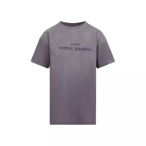 Maison Margiela Purple Aubergine Cotton T-Shirt Purple 