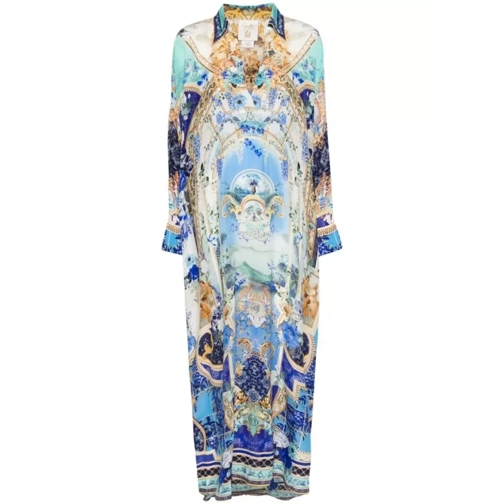 Camilla Kaftan Views Of Vesuvius Multicolor Blue 